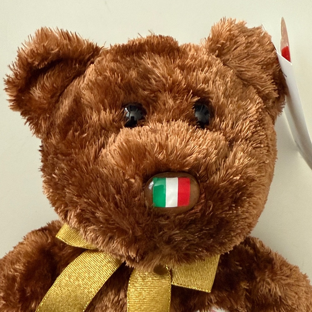 🖖BOGO🖖 2002 FIFA World Cup Champion the Bear - ITALY 🇮🇹 - Beanie BUDDY